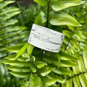 Cuff bracelet made from the metal of a Ferrari luxury car